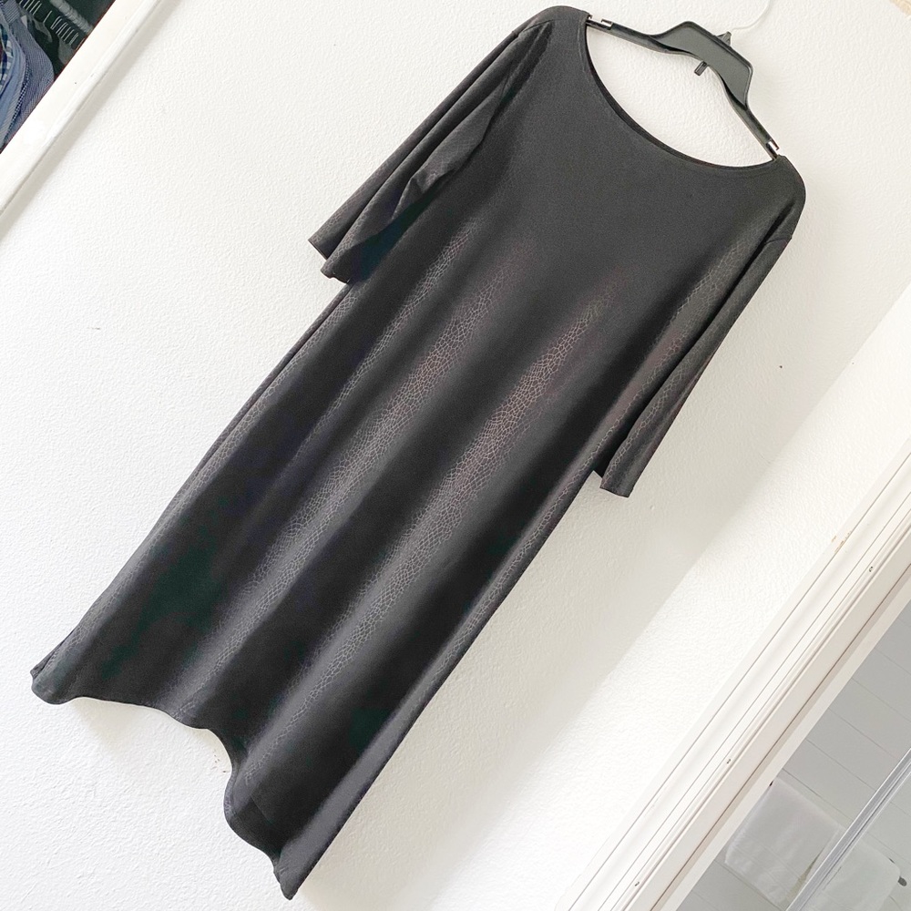 Faux snakeskin dress